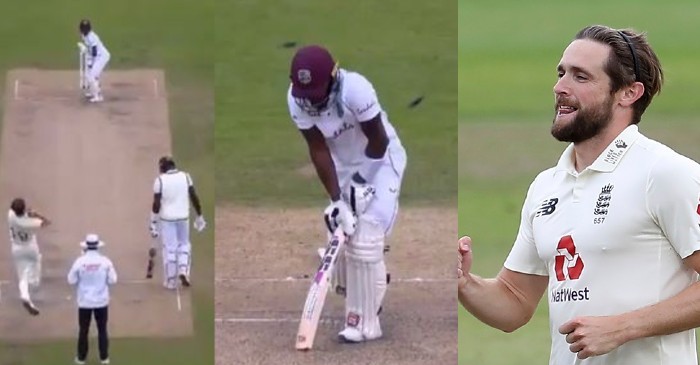 ENG vs WI – WATCH: Chris Woakes cleans up Jermaine Blackwood with an in-dipper