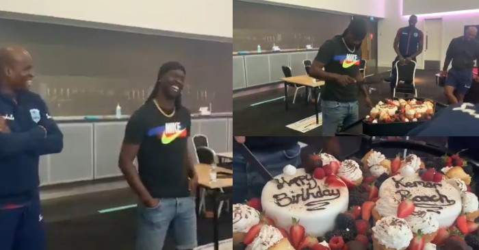 WATCH: West Indies players celebrate Kemar Roach’s birthday by following proper social distancing