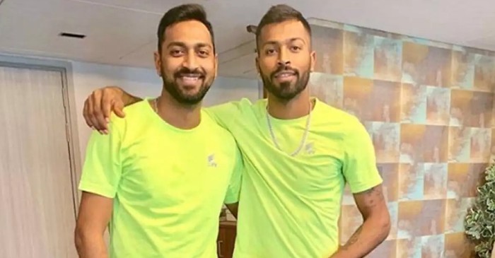 Krunal Pandya shares the video of his first-ever TV interview; Hardik reacts