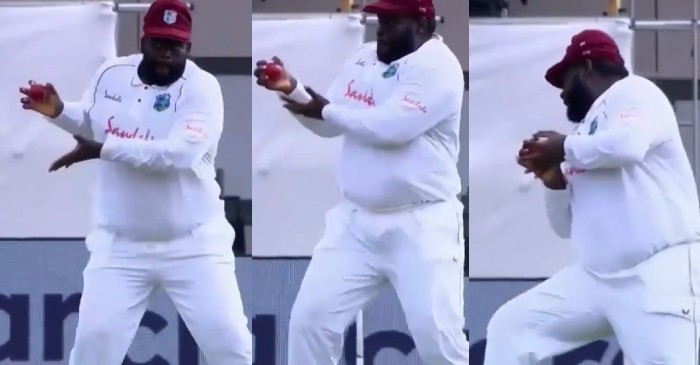 ENG vs WI: WATCH – Rahkeem Cornwall grabs a blinder to dismiss Rory Burns