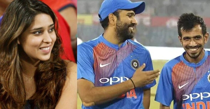 Ritika Sajdeh reacts on her husband Rohit Sharma’s throwback picture with Yuzvendra Chahal