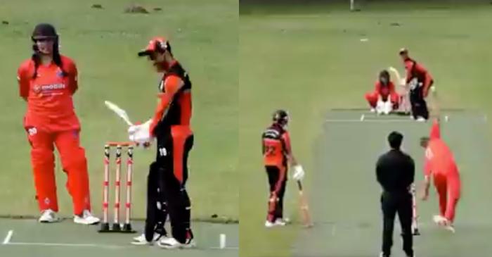 WATCH: This is rare! Wife keeps wickets for her husband in ECS Kummerfeld T10 tournament