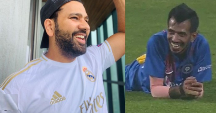 Yuzvendra Chahal takes a hilarious dig at Rohit Sharma on his celebratory post for Real Madrid