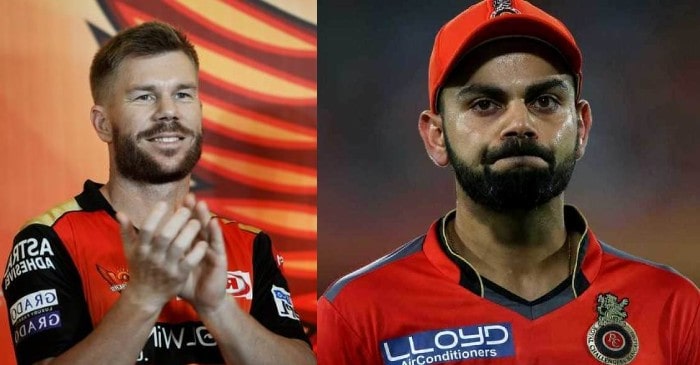 SRH captain David Warner reacts hilariously after a fan picks RCB as  favourites to win IPL 2020 | CricketTimes.com
