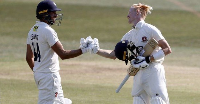 Kent duo remain unbeaten on double-tons as new rule draws a crazy scoreboard
