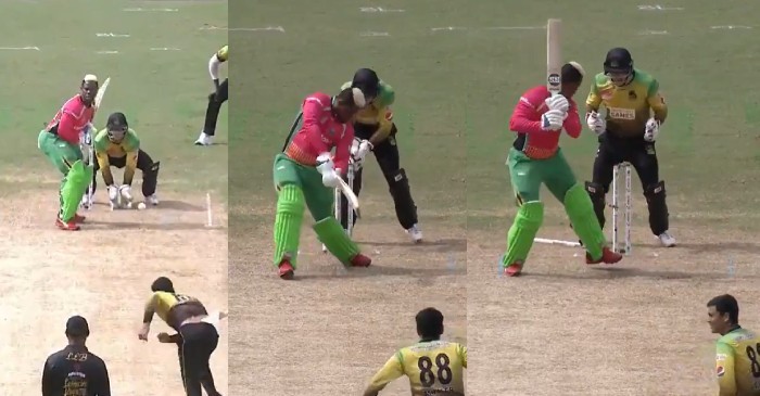 CPL 2020: WATCH – Tallawahs’ spinner Mujeeb Ur Rahman outfoxes Shimron Hetmyer with a 97.3 kph delivery