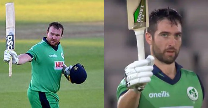 Paul Stirling and Andrew Balbirnie tons drive Ireland to record chase in England