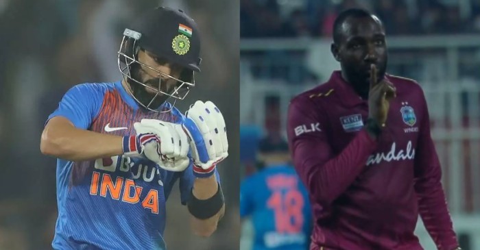 Kesrick Williams opens up about his on-field banter with Virat Kohli