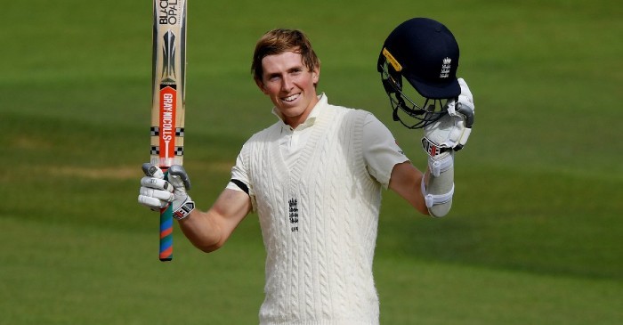 England’s Zak Crawley slams his maiden Test century against Pakistan