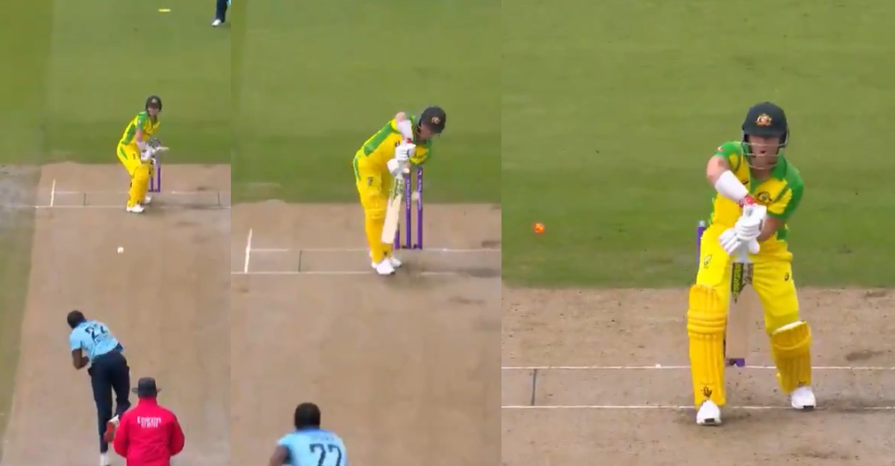 ENG vs AUS: WATCH – Jofra Archer bowls an absolute snorter to dismiss David Warner in first ODI