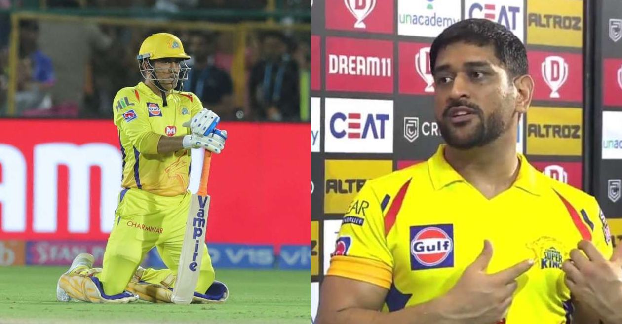 IPL 2020: CSK skipper MS Dhoni reveals why he demoted himself against RR