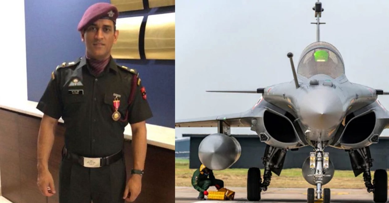 Lieutenant Colonel MS Dhoni applauds Indian Air Force over the induction of Rafale fighter jets