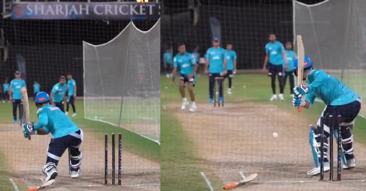 WATCH: Rishabh Pant smashes towering sixes during Delhi Capitals’ net session in Sharjah