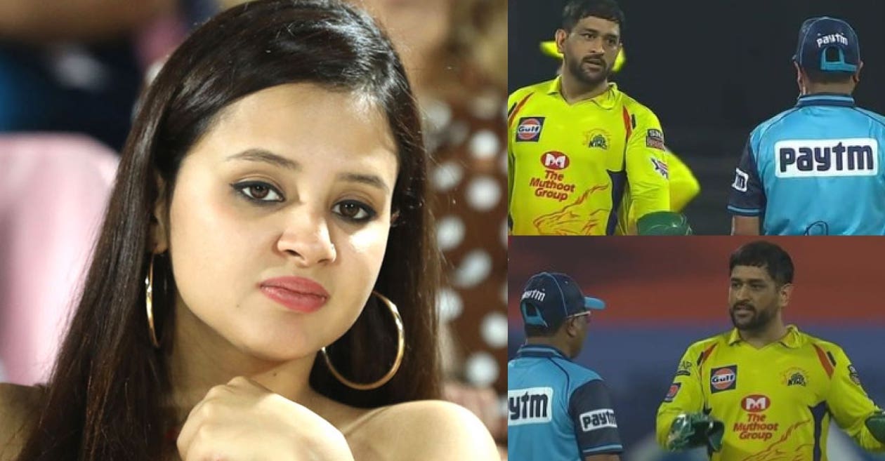IPL 2020: Sakshi Dhoni deletes her post after slamming umpires for controversial Tom Curran decision