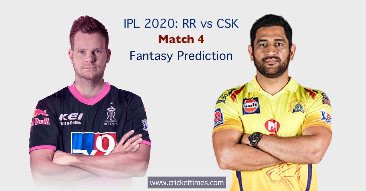 IPL 2020, Match 4: Rajasthan Royals vs Chennai Super Kings – Fantasy Cricket Tips, Playing XI & Pitch Report