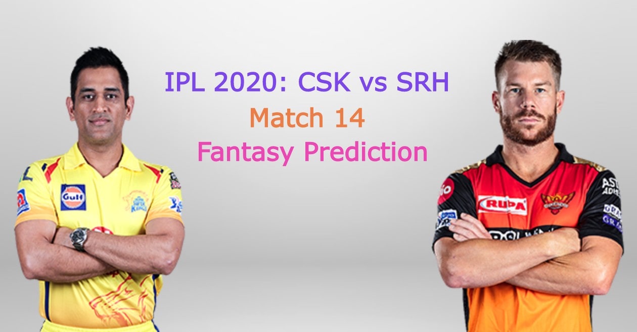 IPL 2020, Match 14: Chennai Super Kings vs Sunrisers Hyderabad – Fantasy Tips, Playing XI & Broadcast details