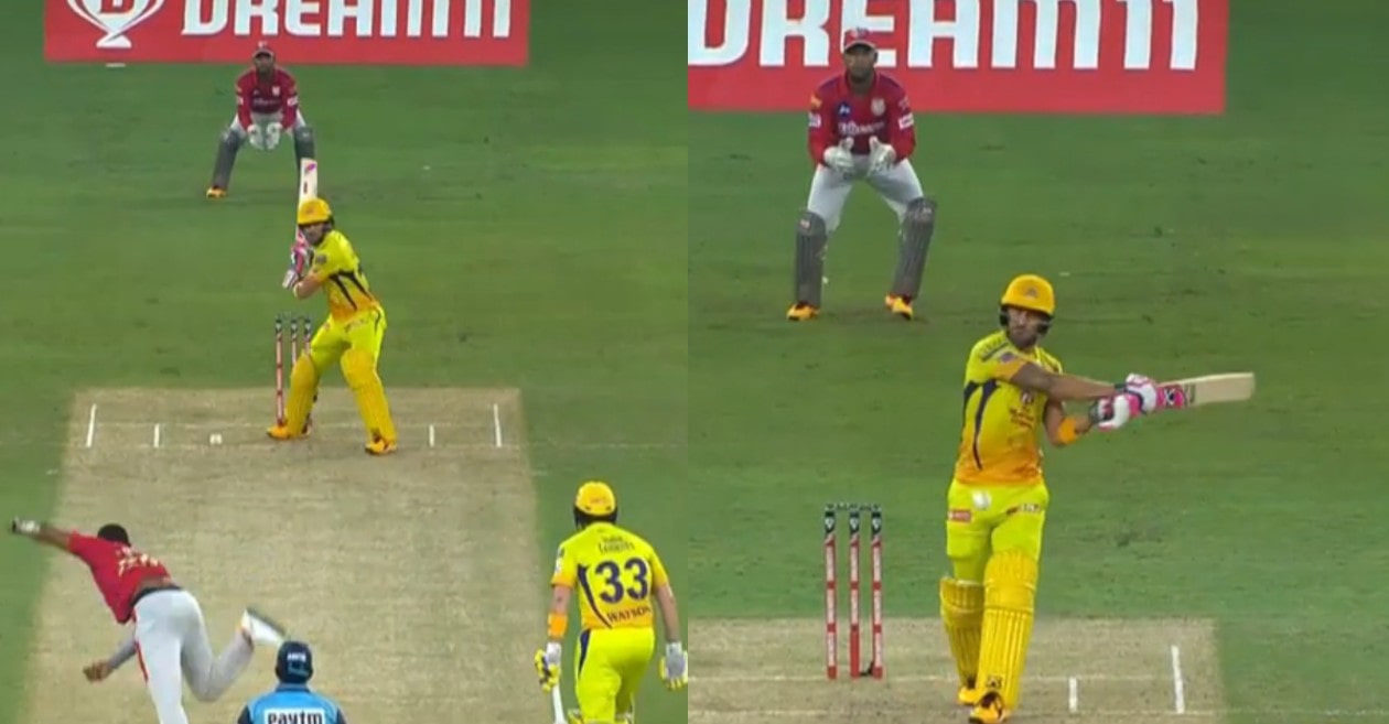 IPL 2020: WATCH – CSK star Faf du Plessis exhibits Roger Federer’s forehand smash against KXIP