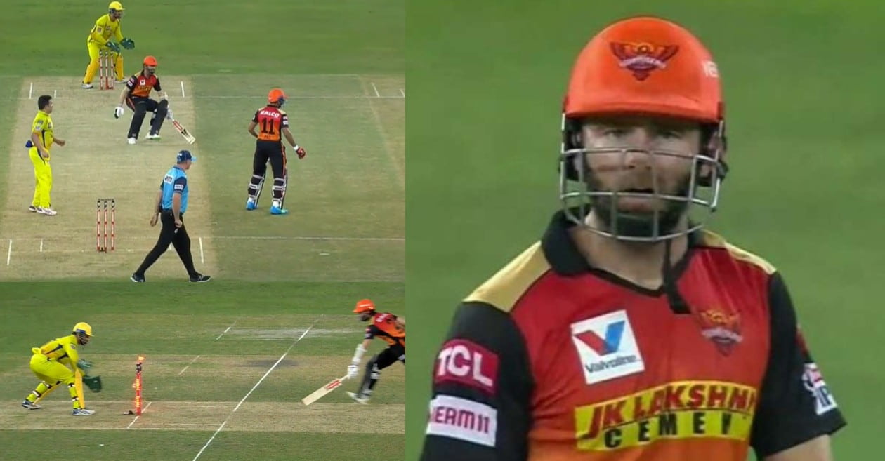 IPL 2020: WATCH – Kane Williamson loses his temper after a terrible mix-up with Priyam Garg