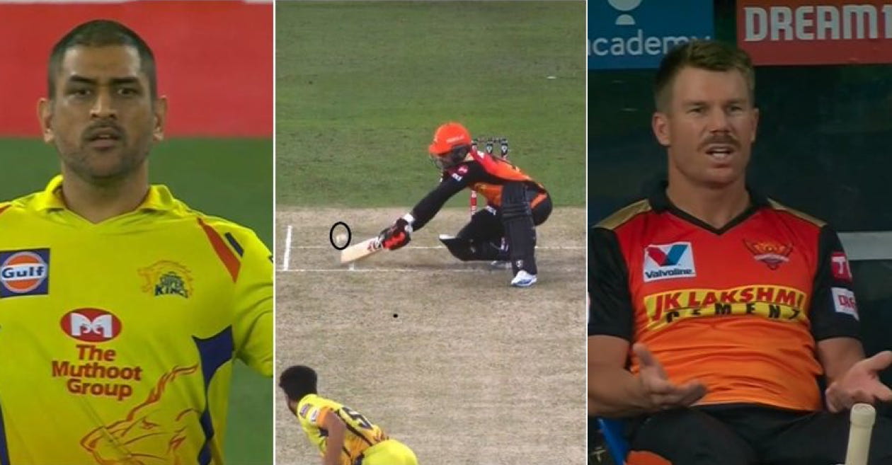 IPL 2020: WATCH – Umpire withdraws wide call after MS Dhoni’s protest; leaves David Warner bewildered