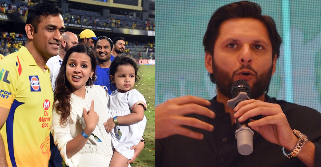“He doesn’t deserve such treatment”: Shahid Afridi reacts to MS Dhoni’s family getting violent threats