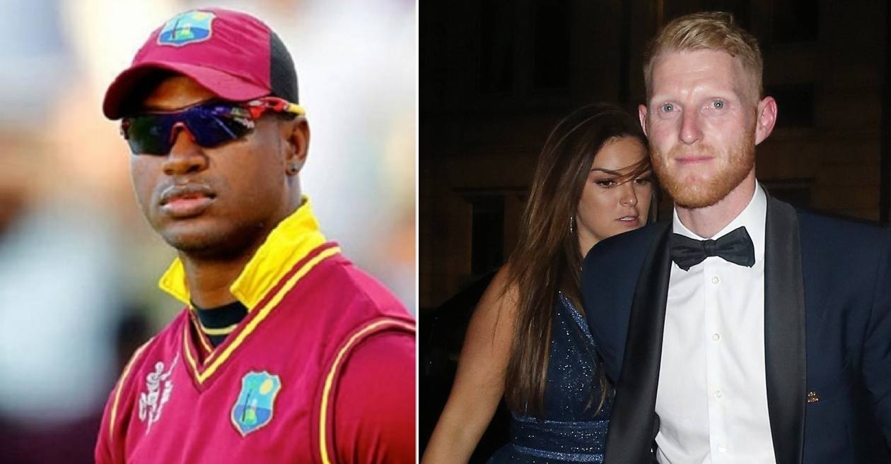 Marlon Samuels makes disgusting comments on Ben Stokes and his wife Clare