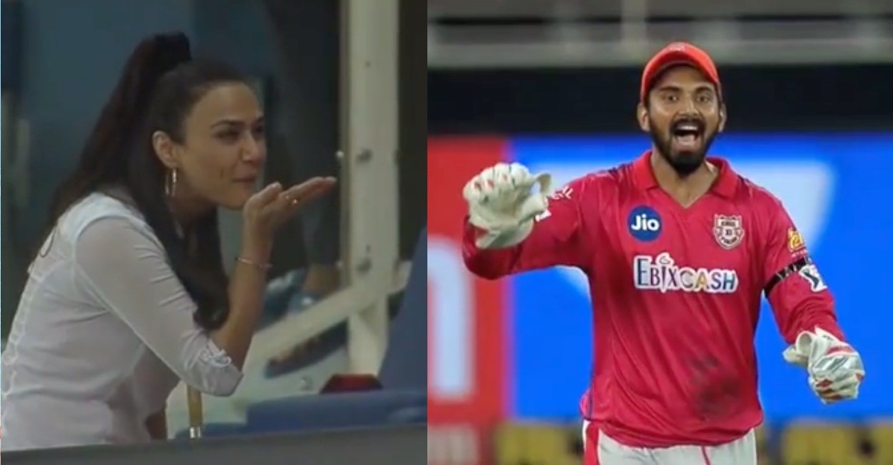IPL 2020 – WATCH: KXIP owner Preity Zinta’s flying kiss to KL Rahul & Co. after thrilling win over SRH
