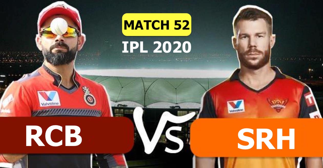 IPL 2020, Match 52: Royal Challengers Bangalore vs Sunrisers Hyderabad – Fantasy Cricket Tips & Playing XI