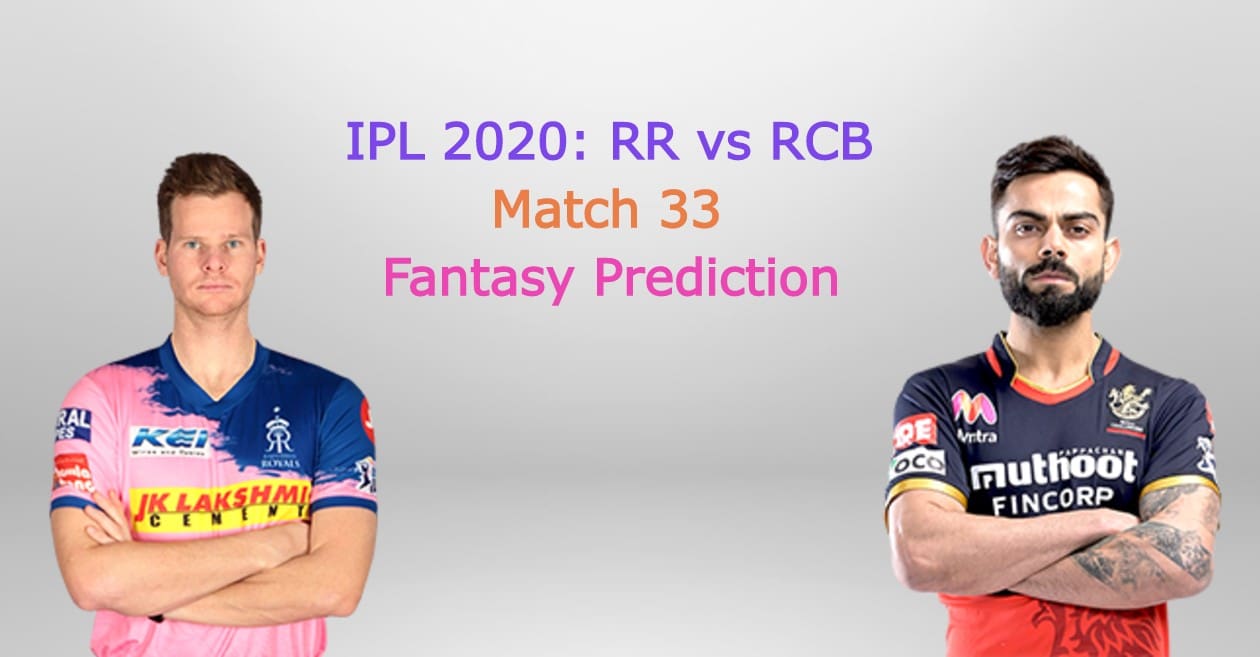 IPL 2020, Match 33: Rajasthan Royals vs Royal Challengers Bangalore – Fantasy Tips, Playing XI & Pitch Report