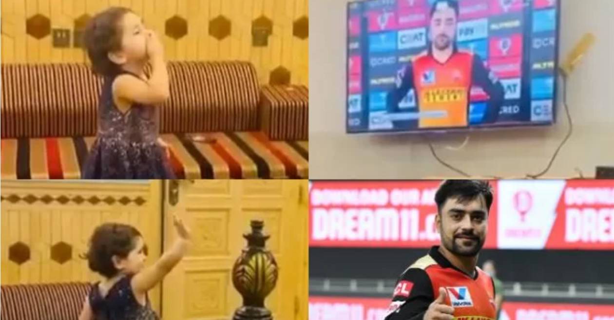 IPL 2020: SRH spinner Rashid Khan shares an adorable video of his niece cheering for him from Afghanistan