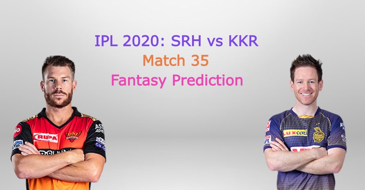 IPL 2020, Match 35: Sunrisers Hyderabad vs Kolkata Knight Riders – Fantasy Tips, Playing XI & Pitch Report