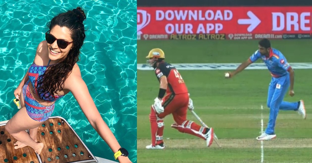 IPL 2020: Actress Saiyami Kher reacts hilariously after R Ashwin issues ‘mankad’ warning to all batsmen
