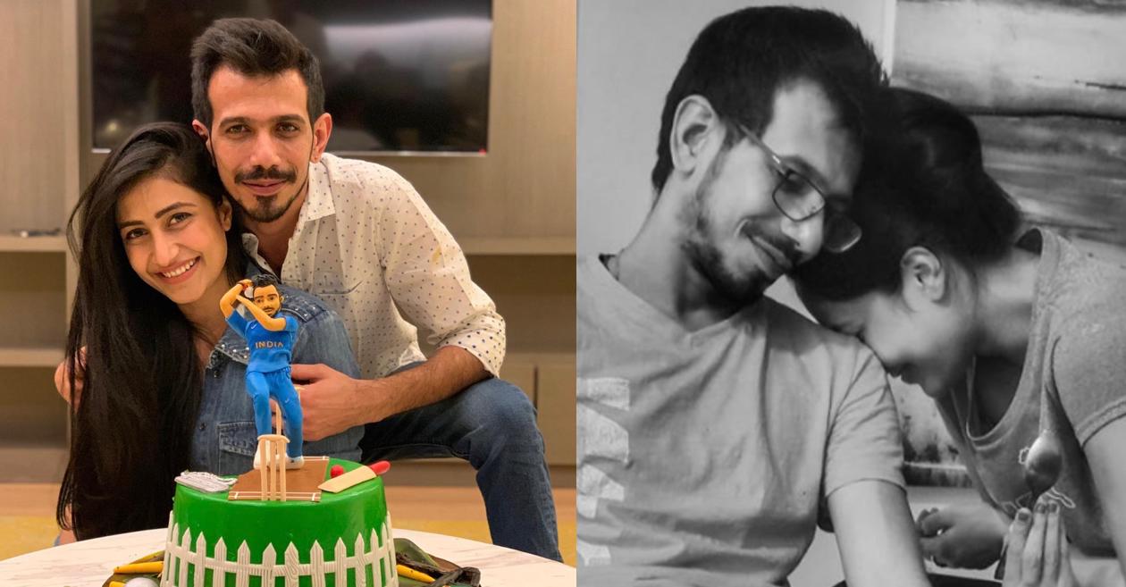 IPL 2020: Dhanashree Verma all-heart for her picture with fiancé Yuzvendra Chahal