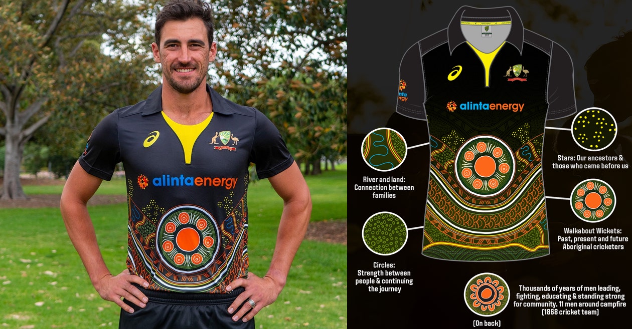 Australia unveils an Indigenous Shirt for upcoming T20I series against India