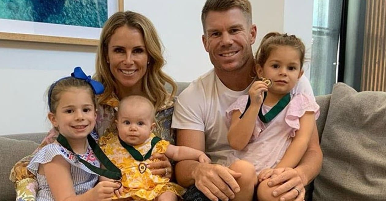 David Warner’s wife Candice reveals favourite cricketer of her middle child, and it’s not an Aussie