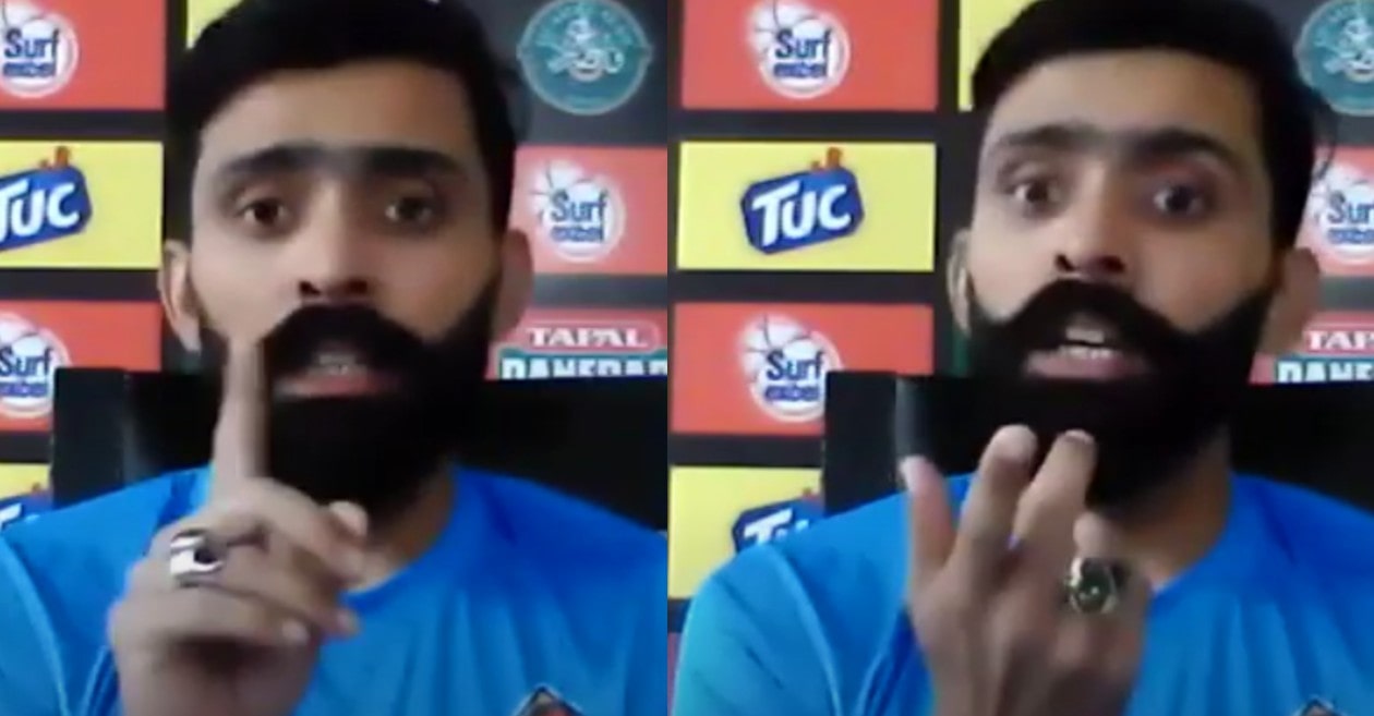 Fawad Alam loses calm after a reporter asks him about his poor record in international cricket