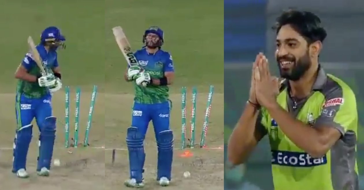 PSL 2020 – WATCH: Haris Rauf apologises to Shahid Afridi after cleaning him up for a golden duck