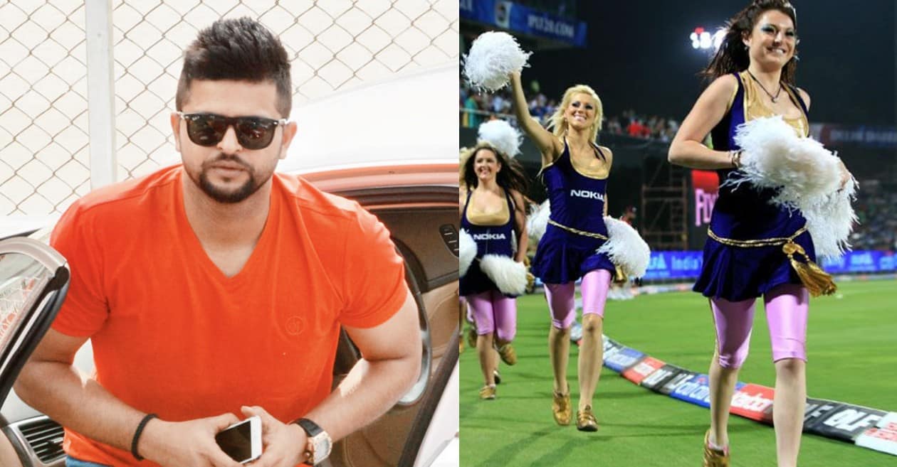 Which cricketer gets distracted the most from cheerleaders? Suresh Raina answers the challenging question
