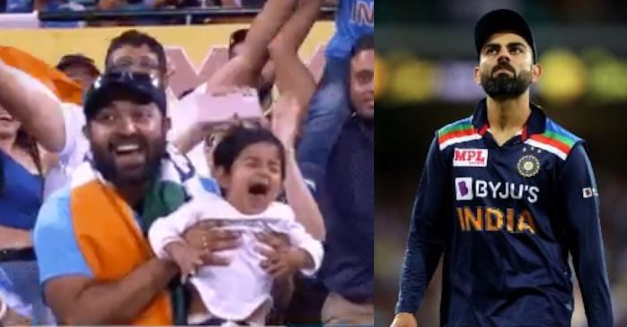 AUS vs IND: Video of a child crying during the Sydney T20I goes viral