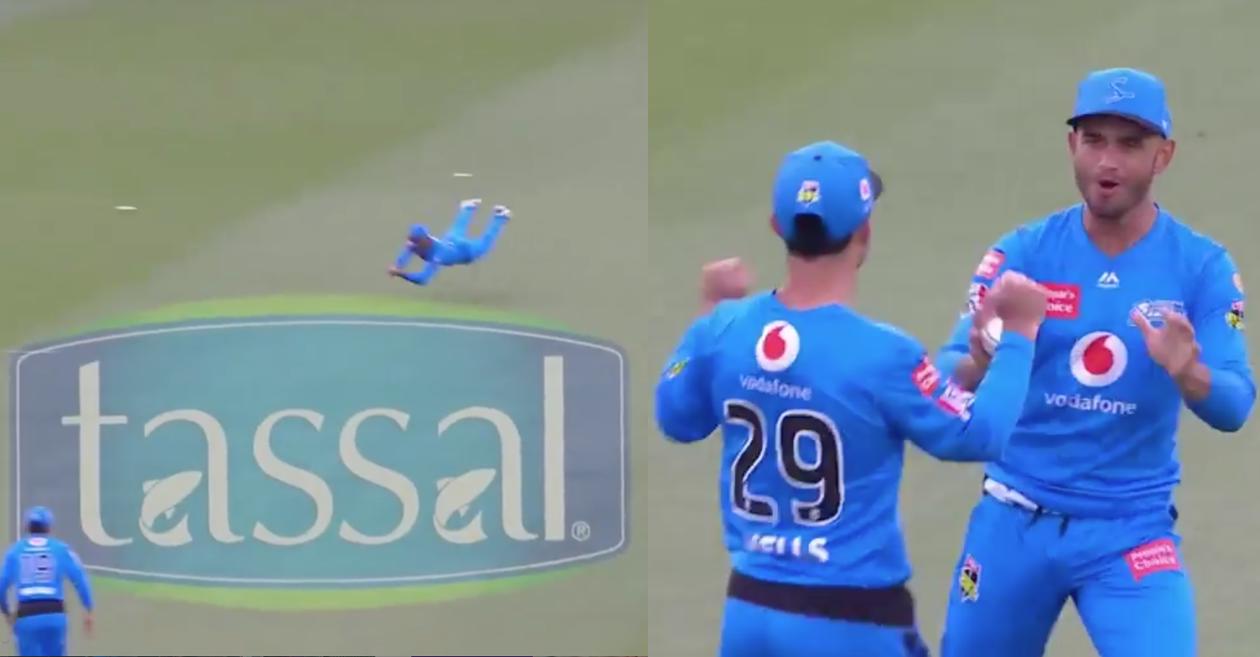 BBL 10: WATCH – Jake Weatherald takes a stunner to send back Will Jacks for a duck