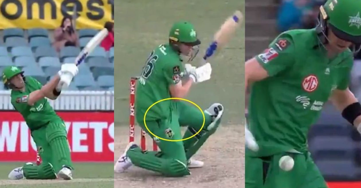 BBL 10 – WATCH: Melbourne Stars’ Nick Larkin hides the ball in his jersey; runs for a cheeky single