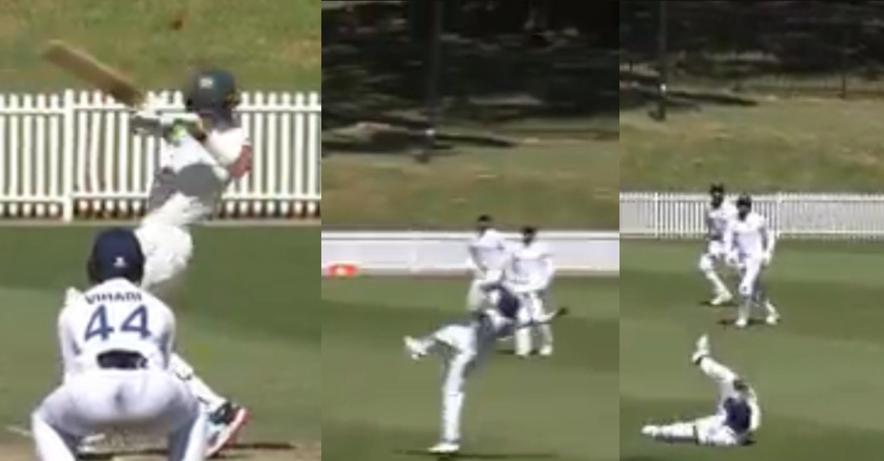 AUS A vs IND A: WATCH – Prithvi Shaw takes a one-handed stunner to dismiss Tim Paine in the warm-up game