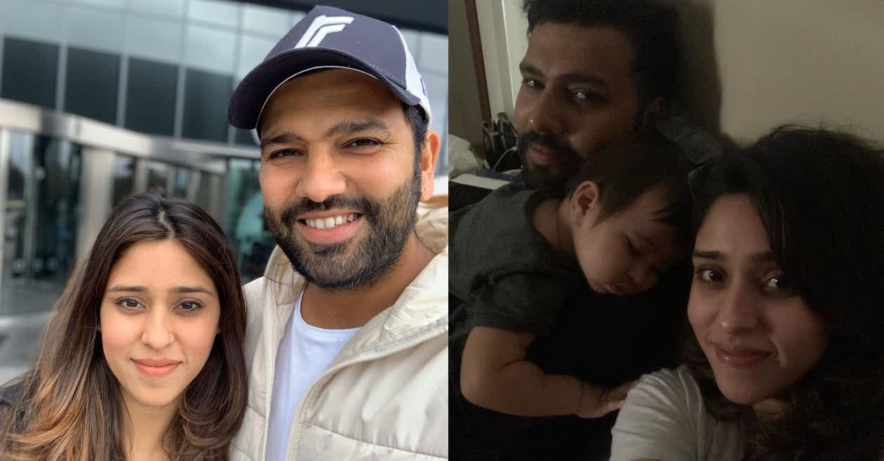 Rohit Sharma and Ritika Sajdeh come up with special messages for each other on their 5th marriage anniversary