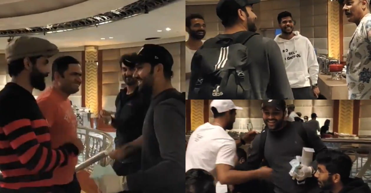 WATCH: Rohit Sharma gets warm welcome after he joins Team India squad