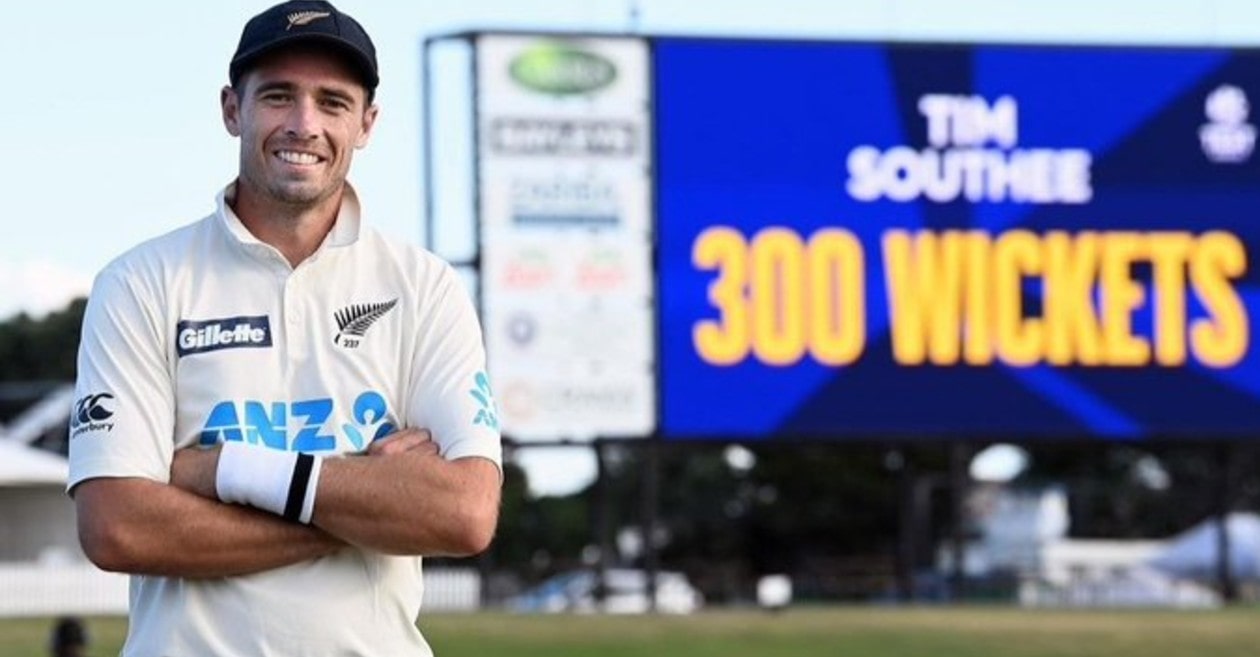 Tim Southee completes 300 wickets in Test cricket; enters the elite club of New Zealand bowlers