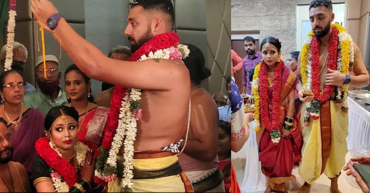 Mystery spinner Varun Chakravarthy marries his long-term girlfriend Neha Khedekar
