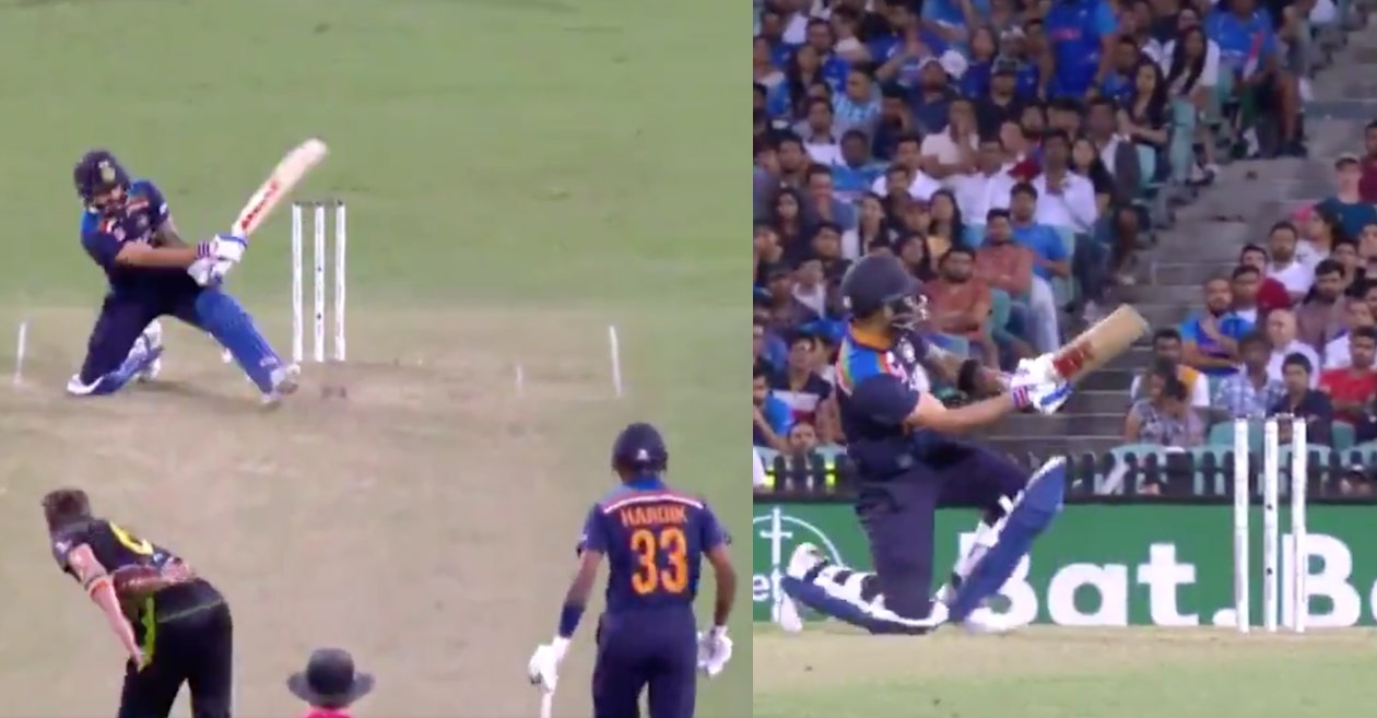 AUS vs IND – WATCH: Virat Kohli does an AB de Villiers off Andrew Tye