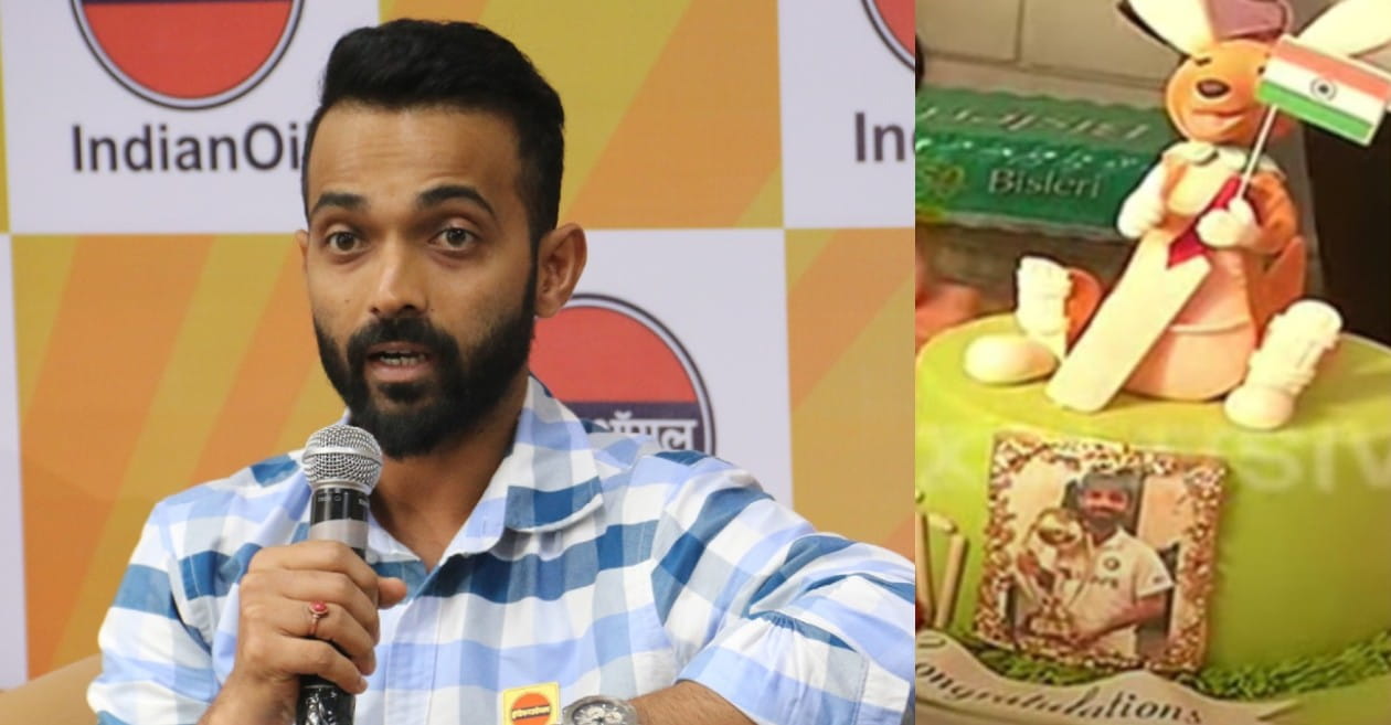 Ajinkya Rahane on refusing to cut the cake with Kangaroo on it