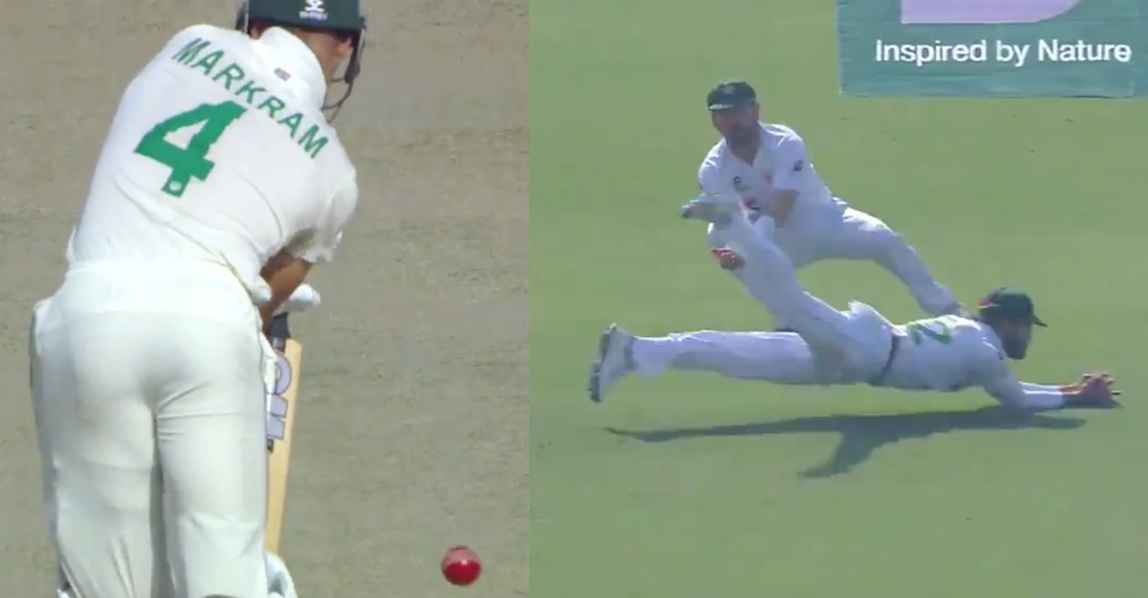 PAK vs SA – WATCH: Imran Butt takes a brilliant catch in slips to dismiss Aiden Markram