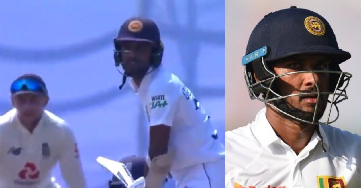 WATCH: Dinesh Chandimal throws away his wicket after Joe Root sledges him in Galle Test