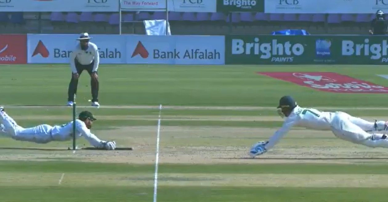 PAK vs SA: WATCH – Mohammed Rizwan does a Jonty Rhodes to dismiss Rassie van der Dussen